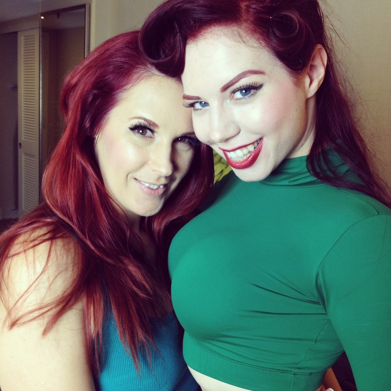 Chrissy Daniels and Ludella Hahn Double Trouble Redheads